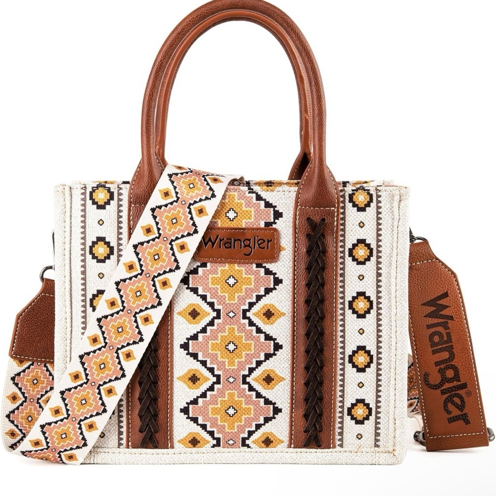 Montana West Wrangler Tote Bag for Women Western Shoulder Purses Boho Aztec